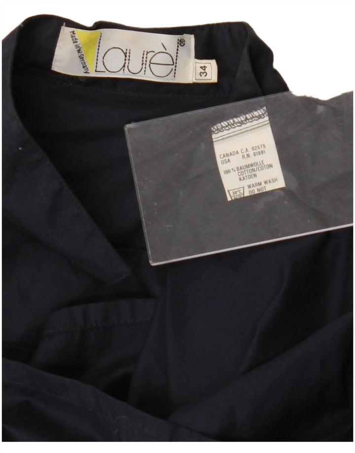 Laurel Chemise pull coupe ample pour femme EU 34 XS Bleu marine Coton