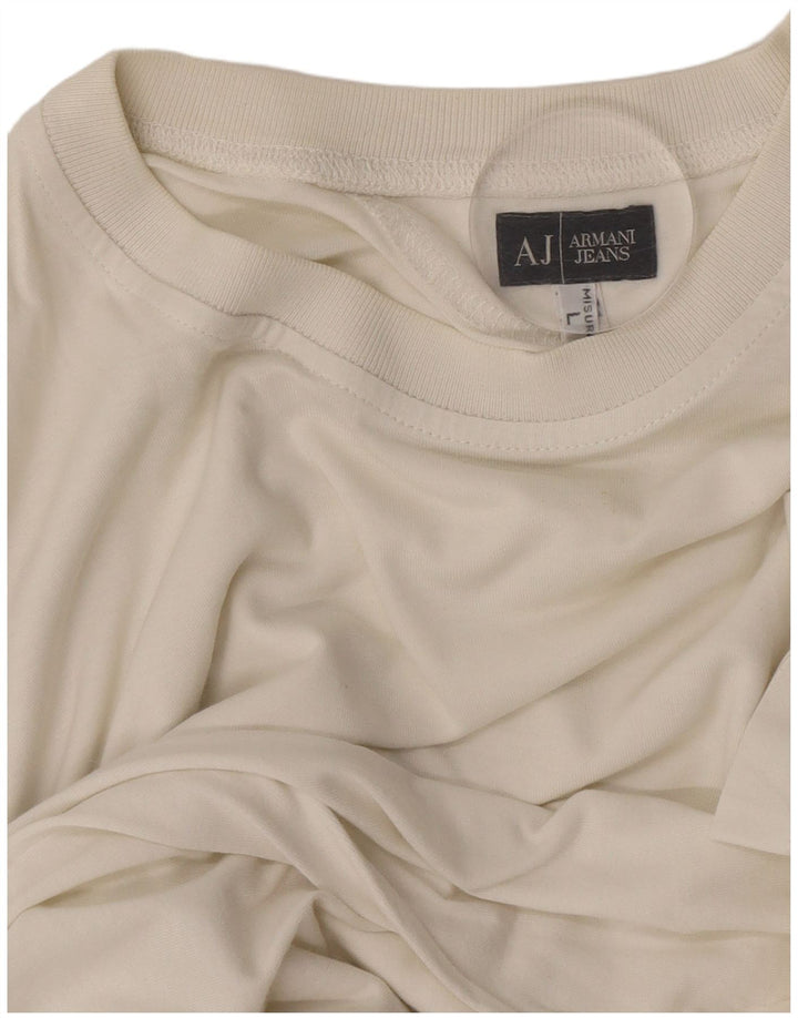 Armani Jeans T-Shirt Homme Haut Large Blanc