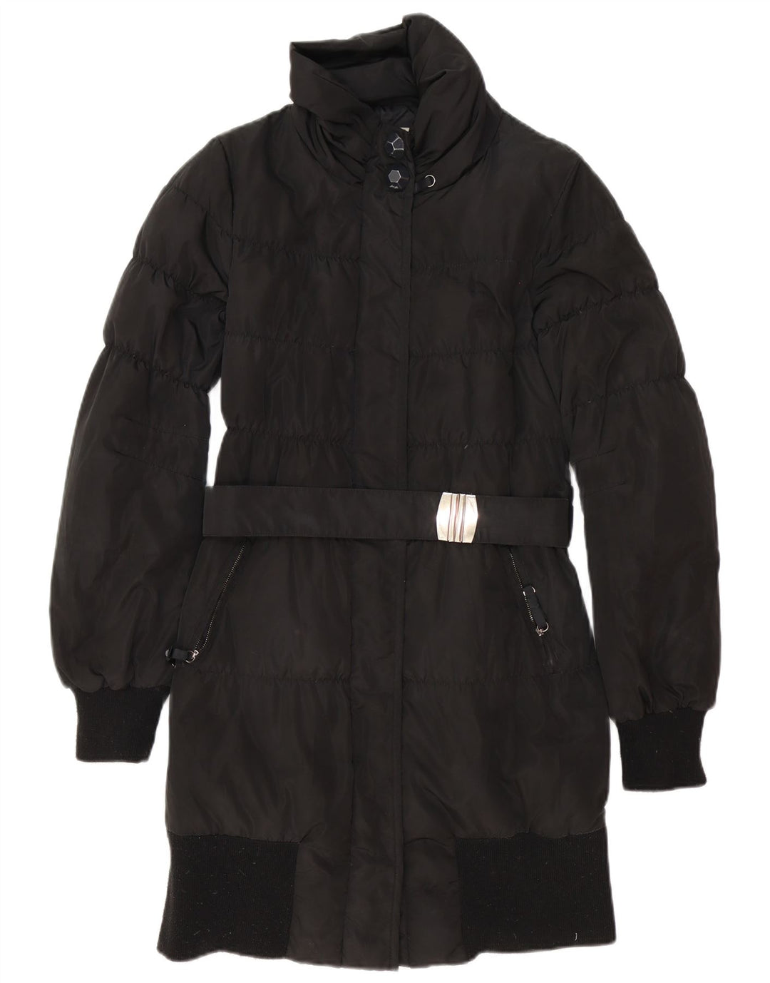 Manteau Rembourré Femme Liu Jo IT 44 Polyester Noir Moyen