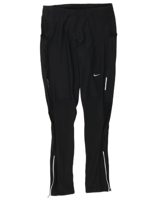 Nike Legging de course pour femme UK 44 Large Noir Polyester