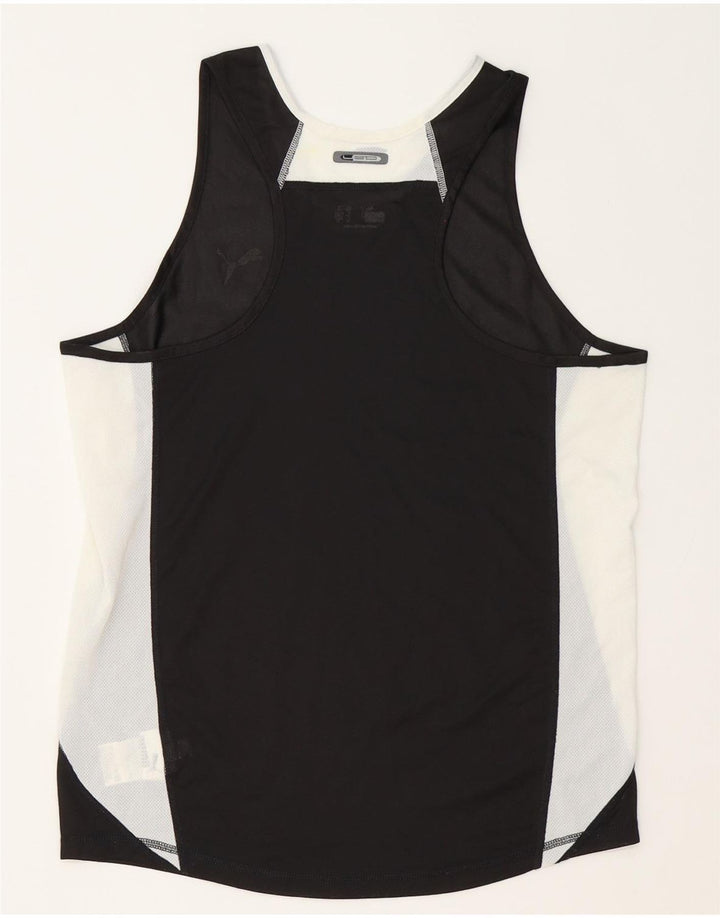 Puma Débardeur Homme Noir Moyen Polyester Colorblock