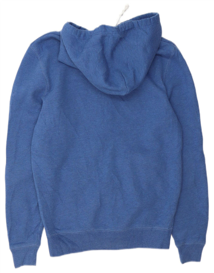 JACK WILLS Pull à capuche zippé pour homme en coton bleu petit