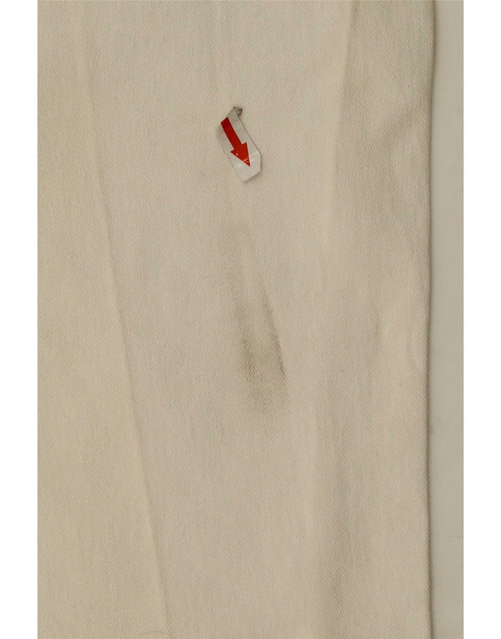 Blumarine Femme Jean Slim Bootcut W30 L35 Coton Blanc