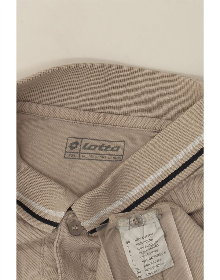Polo Homme Lotto 2XL Coton Beige