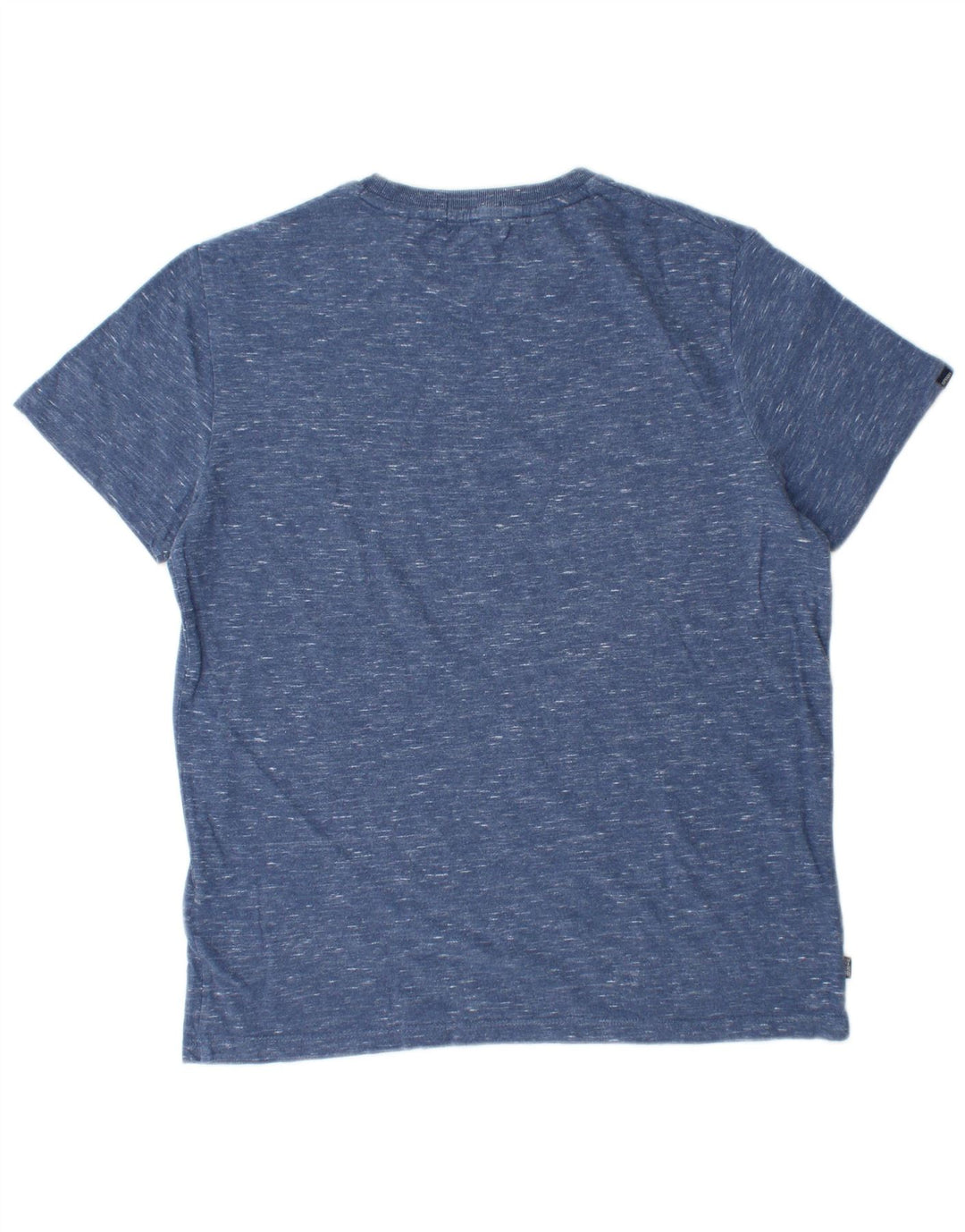 SUPERDRY Mens T-Shirt Top Medium Blue Cotton