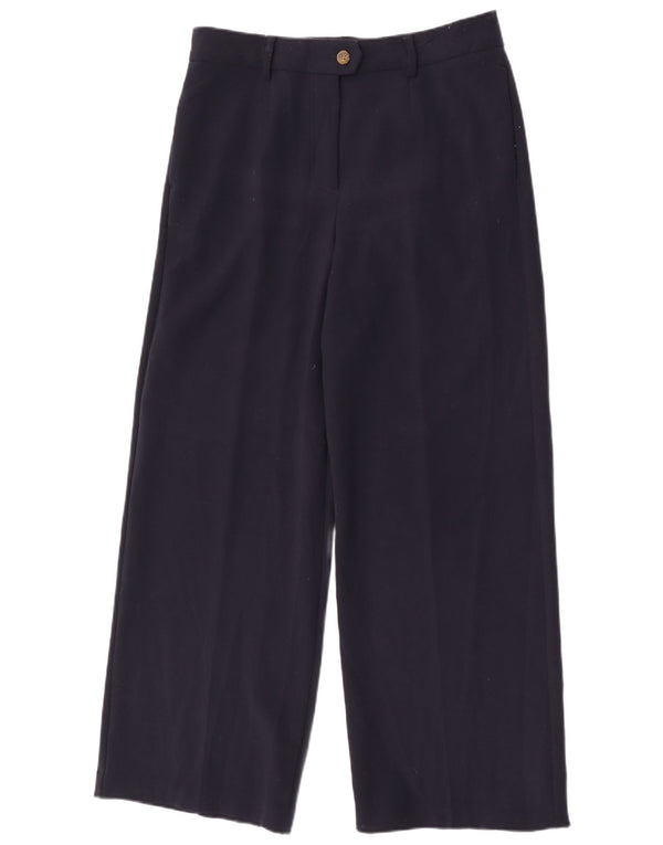 Marks & Spencer Pantalon de costume pour femme UK 14 Large W32 L30 Bleu marine