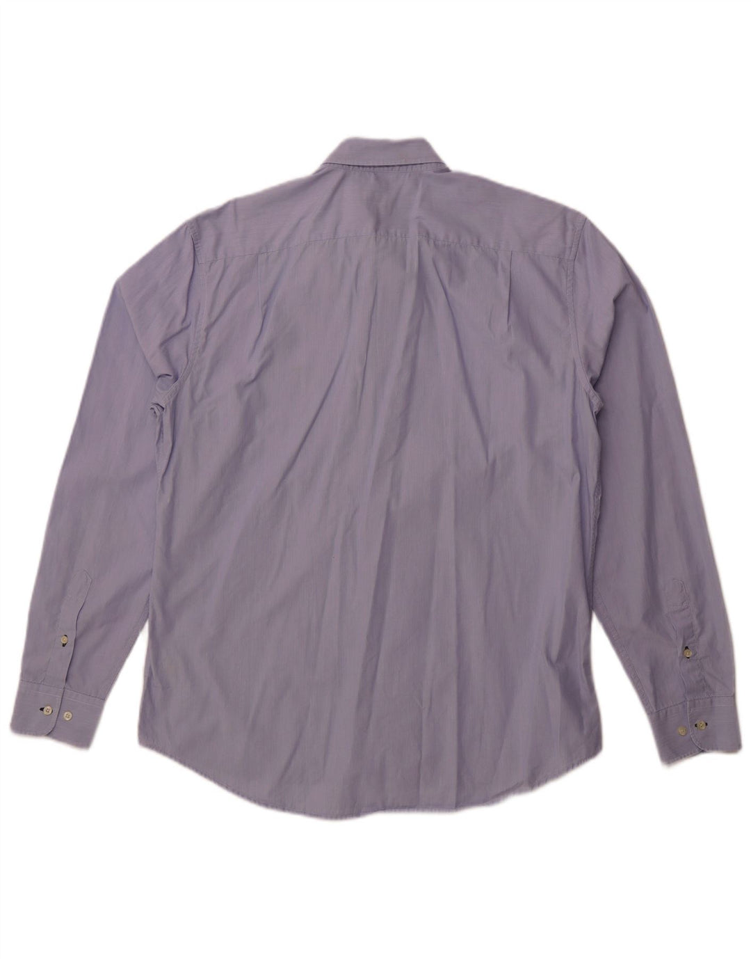 Lacoste Chemise slim fit pour homme Taille 42 Grand coton à fines rayures bleues