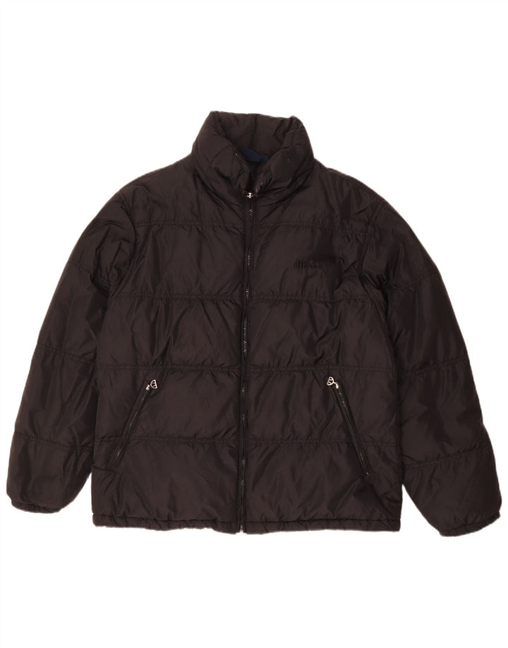 Ellesse Veste matelassée pour homme UK 38 Medium Noir Polyamide