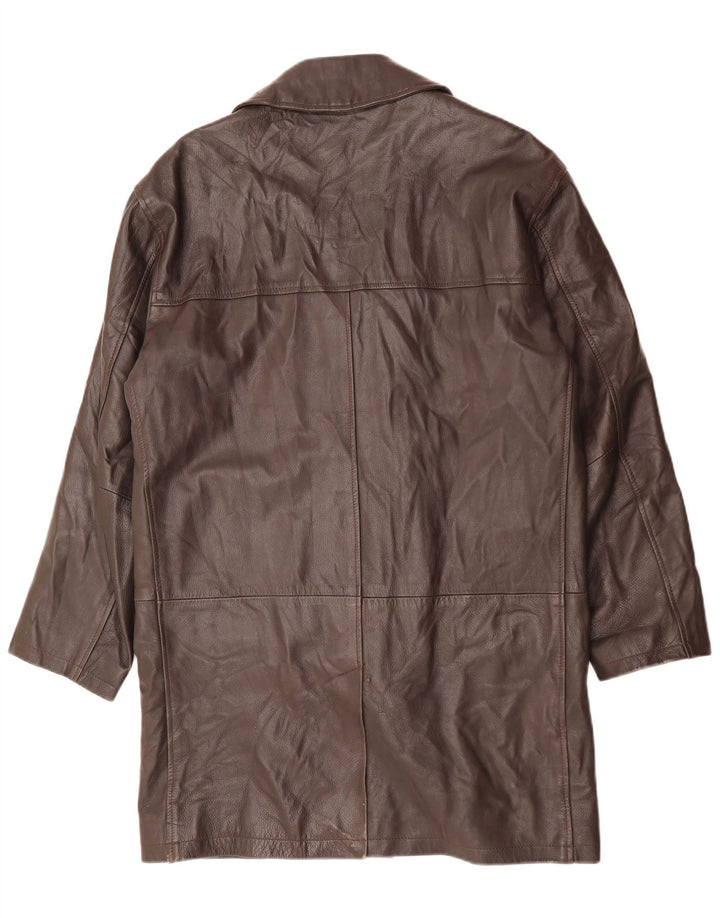 CONBIPEL Manteau en Cuir Homme IT 48 Cuir Marron Moyen