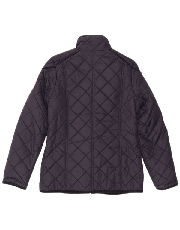 Puffa Veste matelassée pour femme UK 6 XS Bleu marine Polyamide