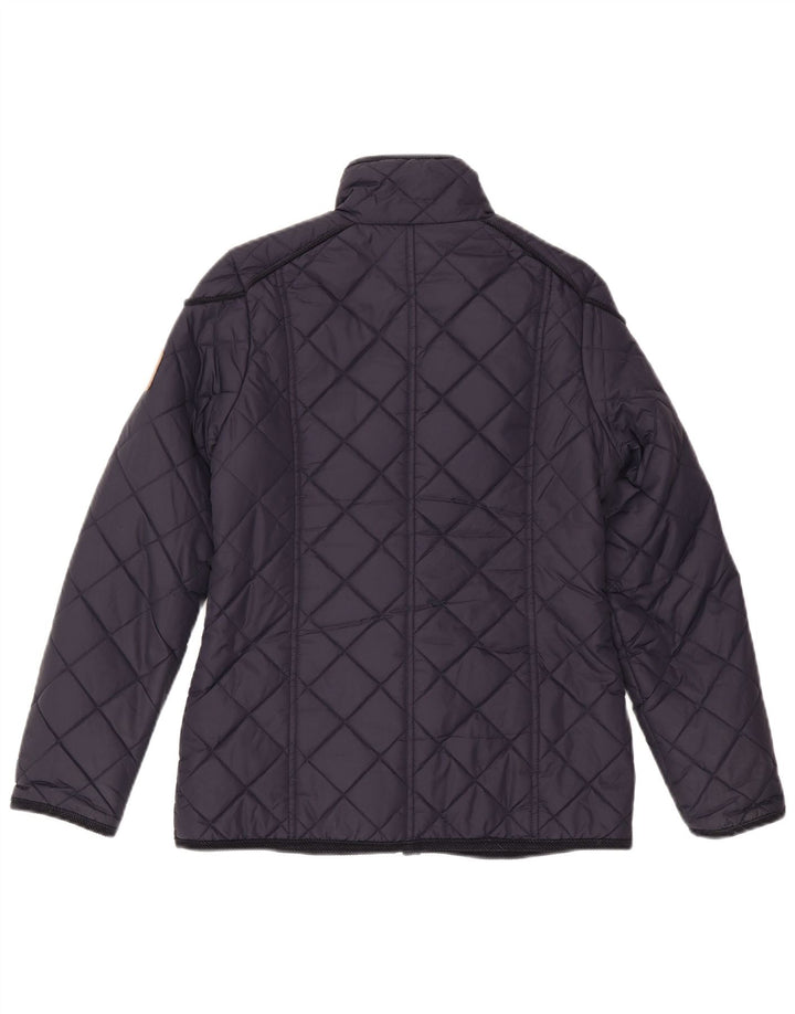 Puffa Veste matelassée pour femme UK 6 XS Bleu marine Polyamide