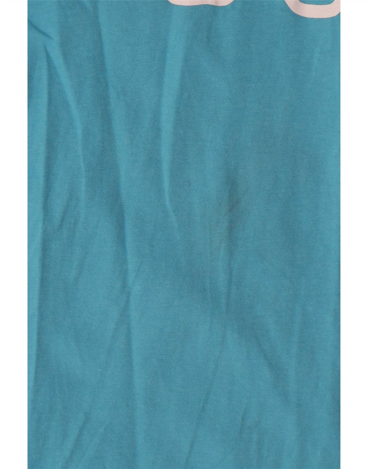 Kappa T-Shirt Graphique Homme Bleu Moyen Colorblock Coton