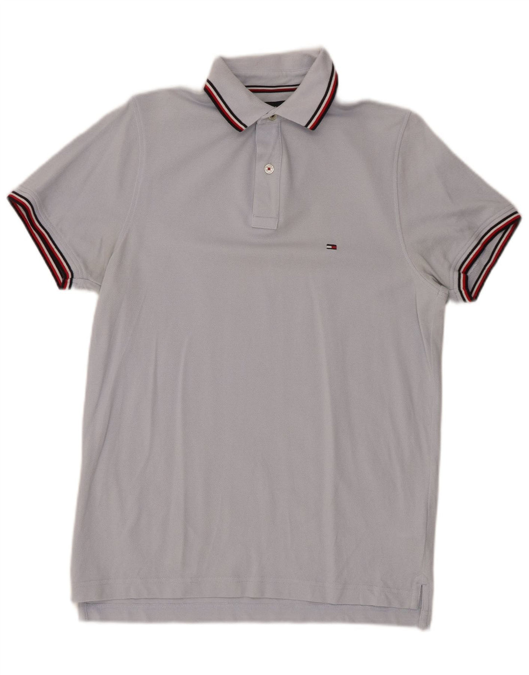 TOMMY HILFIGER Polo Slim Fit Homme Petit Bleu Coton