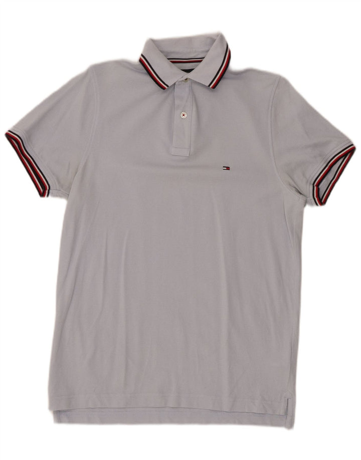 TOMMY HILFIGER Polo Slim Fit Homme Petit Bleu Coton