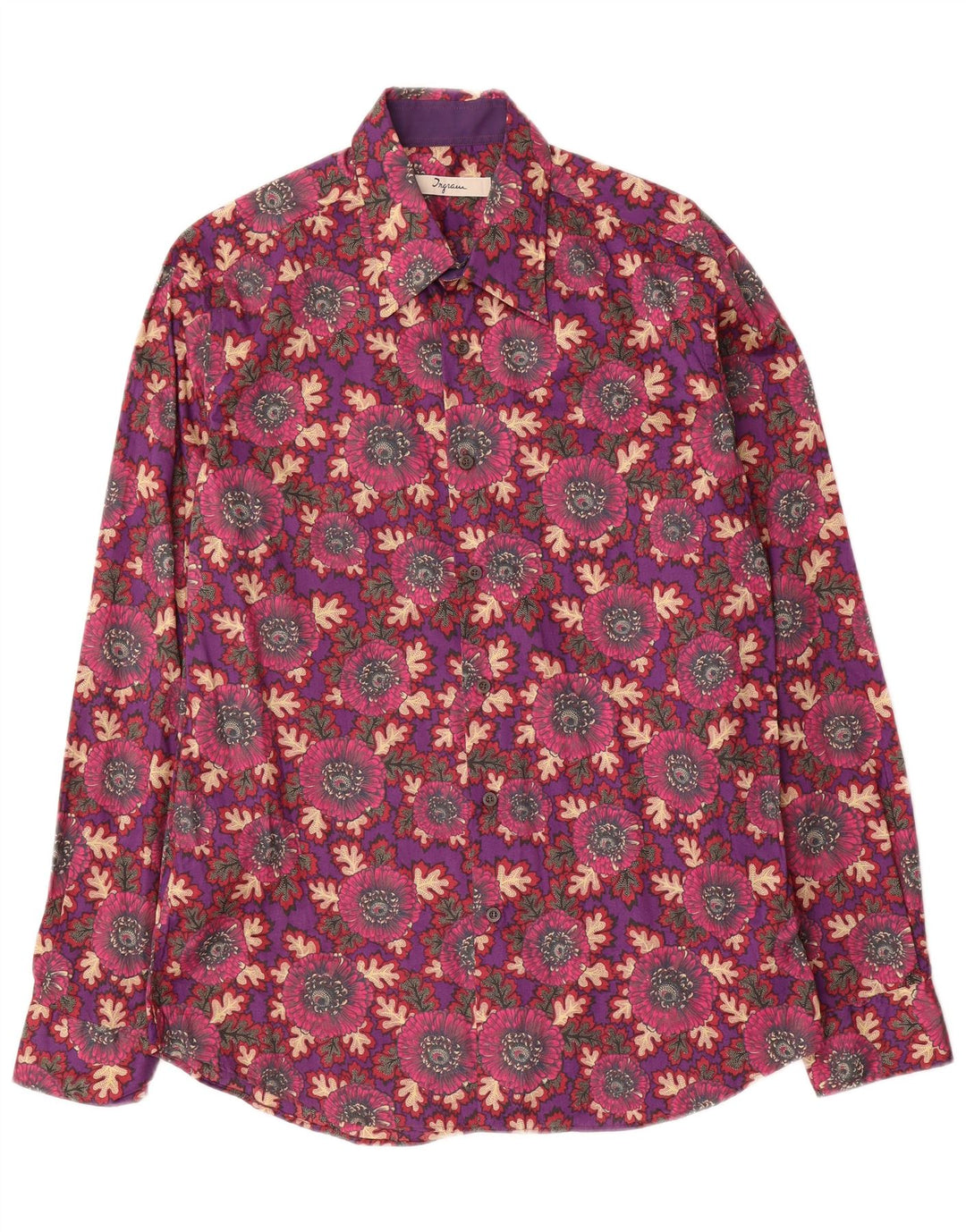 Ingram Chemise Homme Taille 41 16 Grand Coton Floral Multicolore