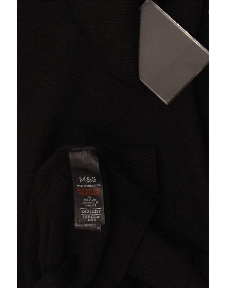 Marks & Spencer Pull col roulé pour femme UK 14 Noir moyen