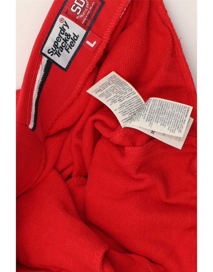 Superdry Short Graphic Sport Homme Rouge Large Coton