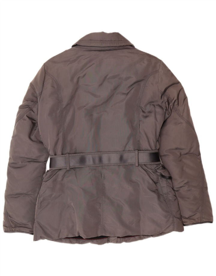 PEUTEREY Veste matelassée ceinturée IT 46 Large Gris Polyamide Classique