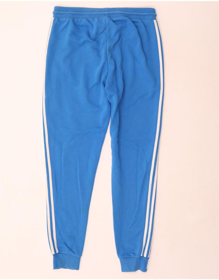Adidas Pantalon de survêtement pour homme en coton bleu Taille L
