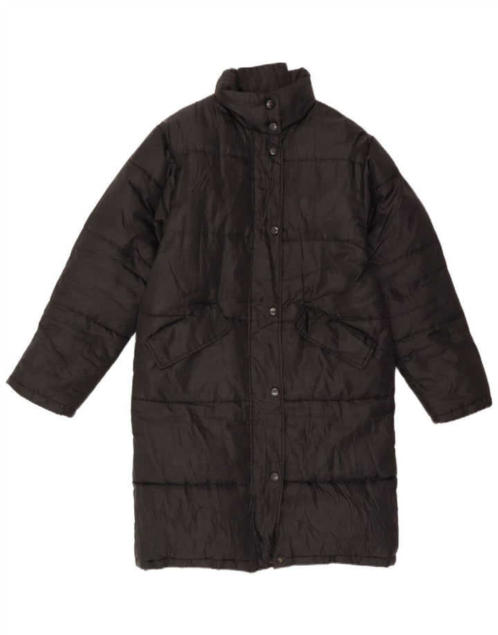Sasch Manteau rembourré surdimensionné pour femme UK 10 Small Noir