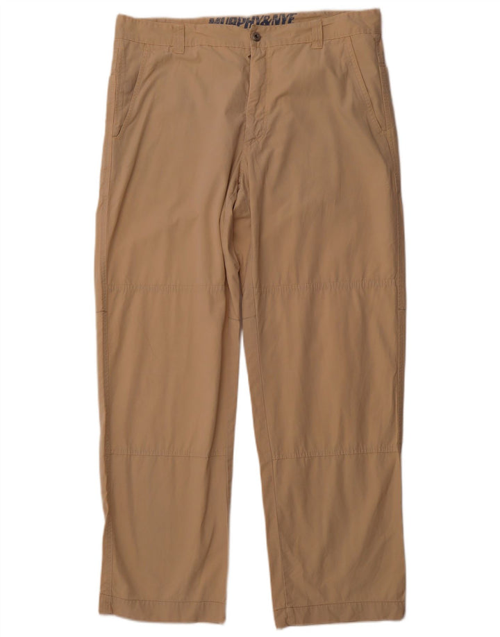 MURPHY & NYE Pantalon Chino Droit Sailwear Homme W38 L31 Coton Beige