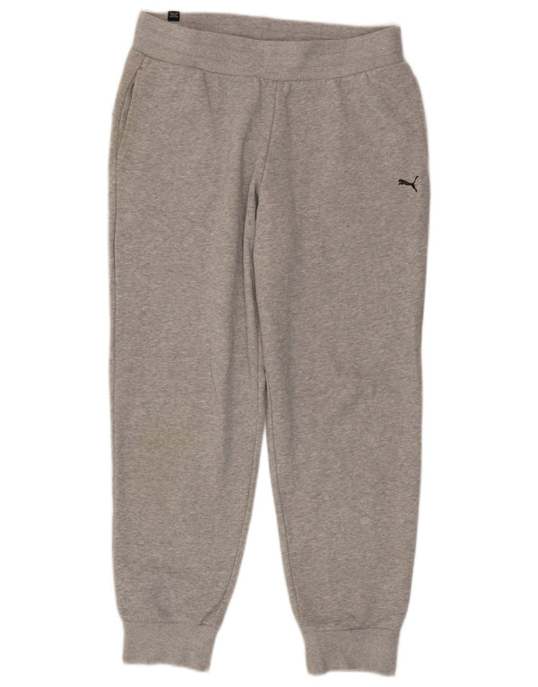 Puma Pantalon de survêtement pour femme Joggers UK 44 Gris moyen Coton