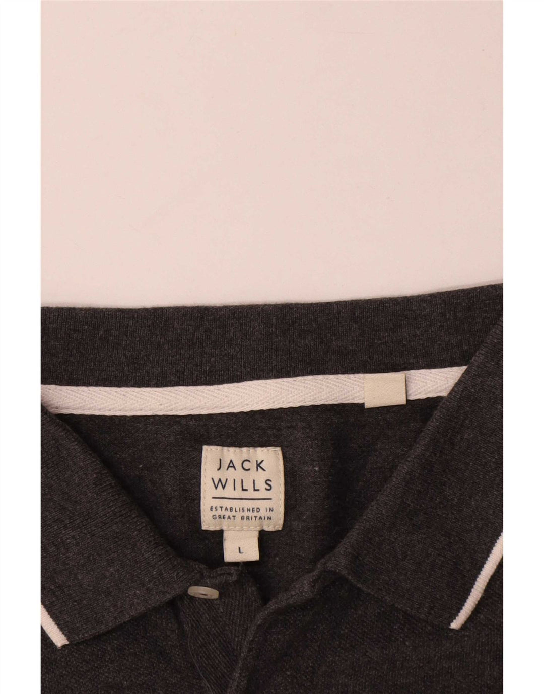 Jack Wills Polo Homme Grand Gris Coton