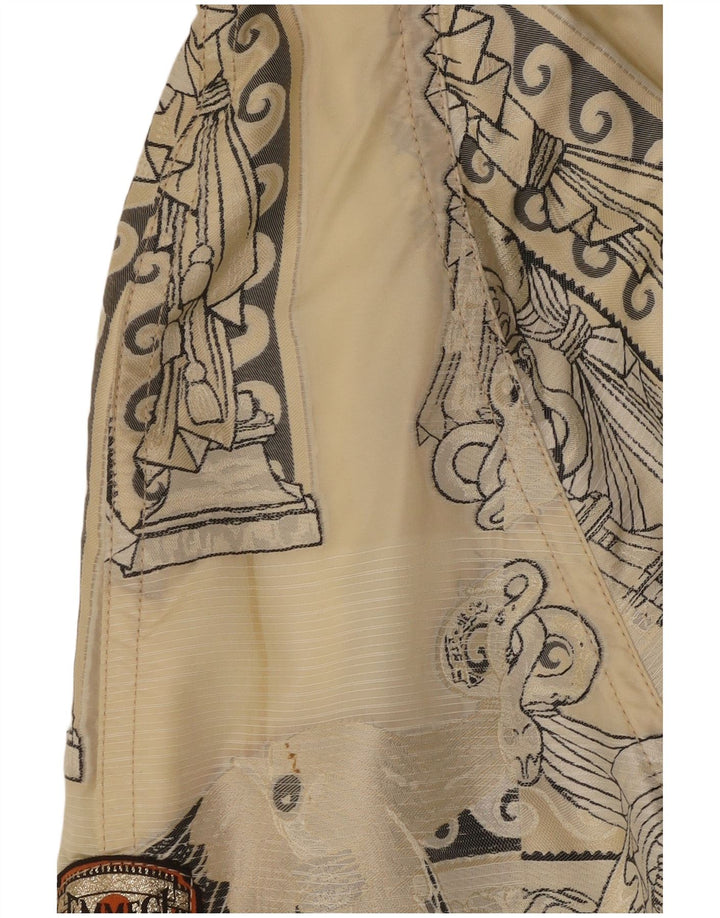Emmegi Veste matelassée à capuche pour homme, coupe ample, UK 36, petit, beige, polyester