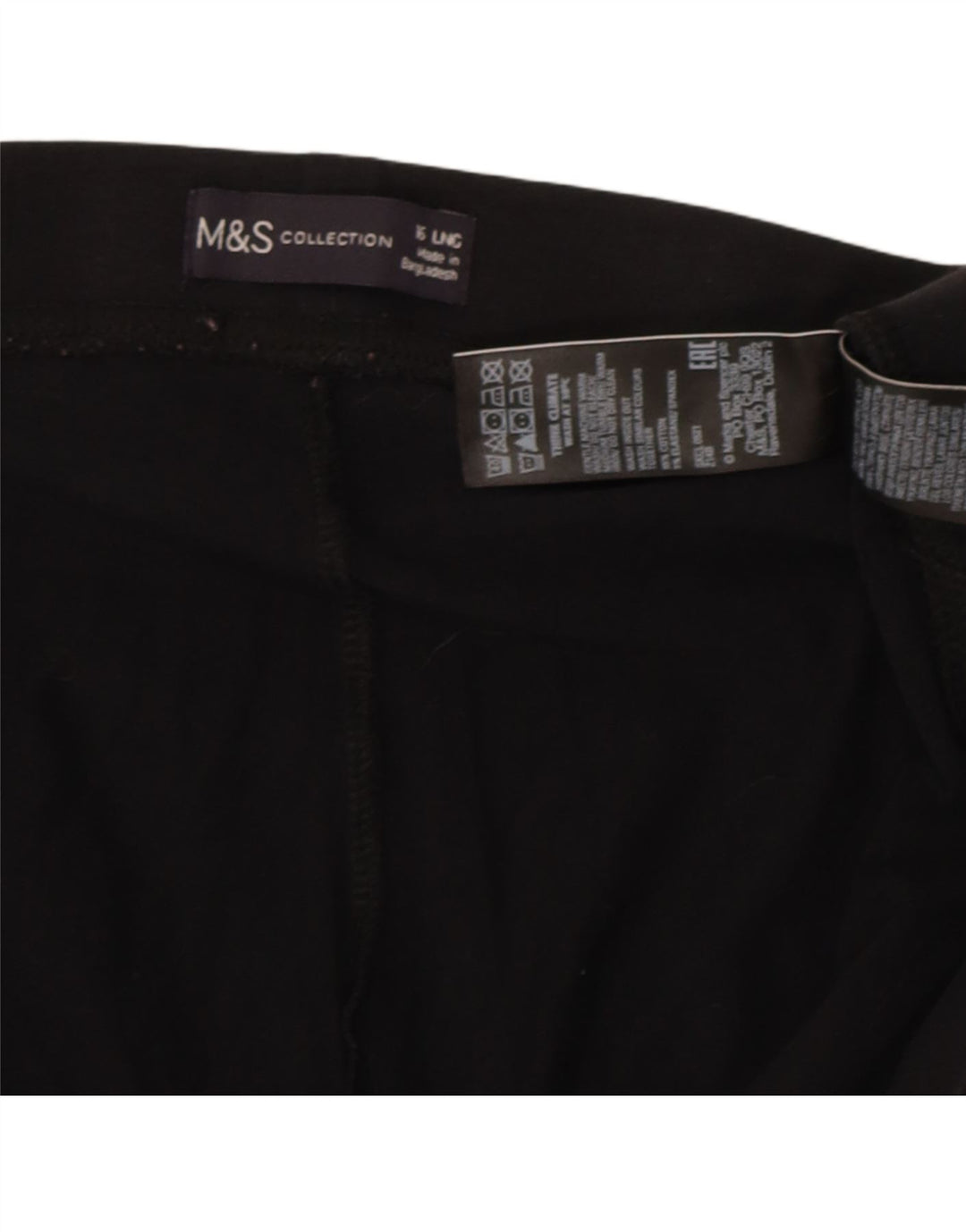 Marks & Spencer Leggings pour femmes UK 16 Large Noir Coton