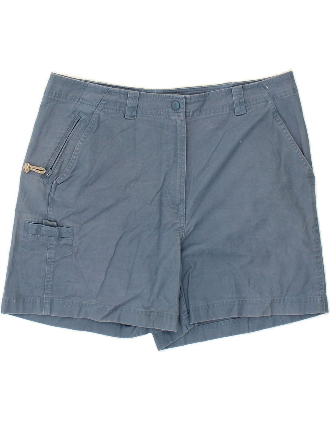 L.L.BEAN Womens Cargo Shorts US 16 2XL W36  Blue Cotton Vintage L.L.Bean and Second-Hand L.L.Bean from Messina Hembry 