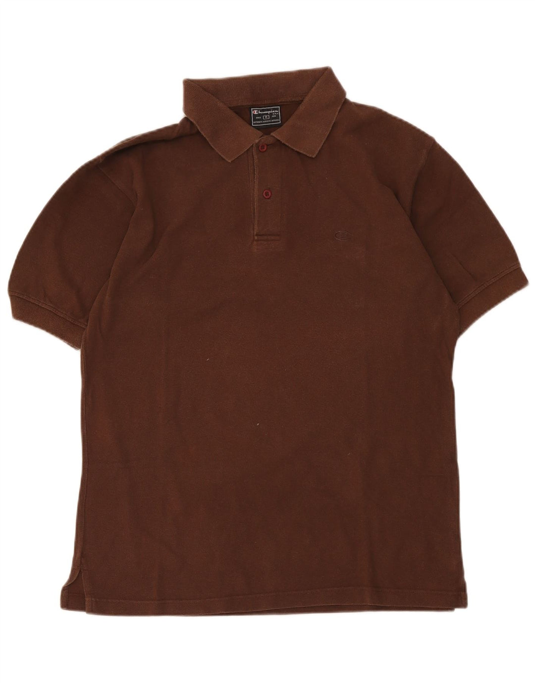 Champion Polo Homme Marron Moyen Coton