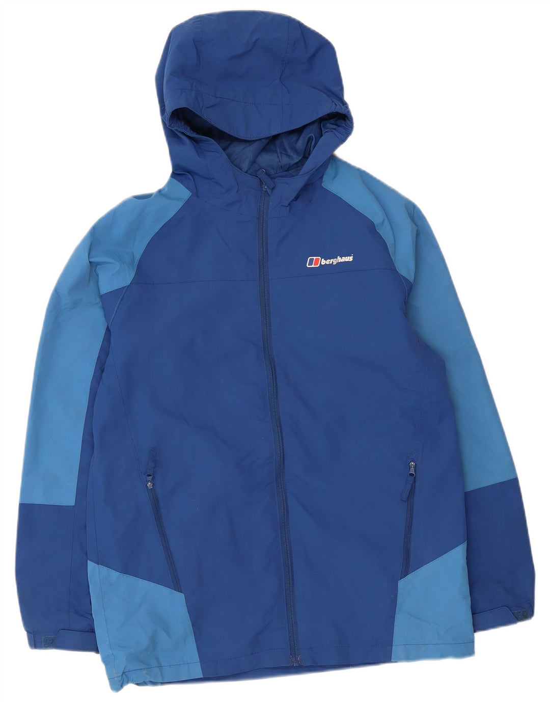 Berghaus Veste de Pluie à Capuche Garçon 12-13 Ans Bleu Colorblock Polyamide