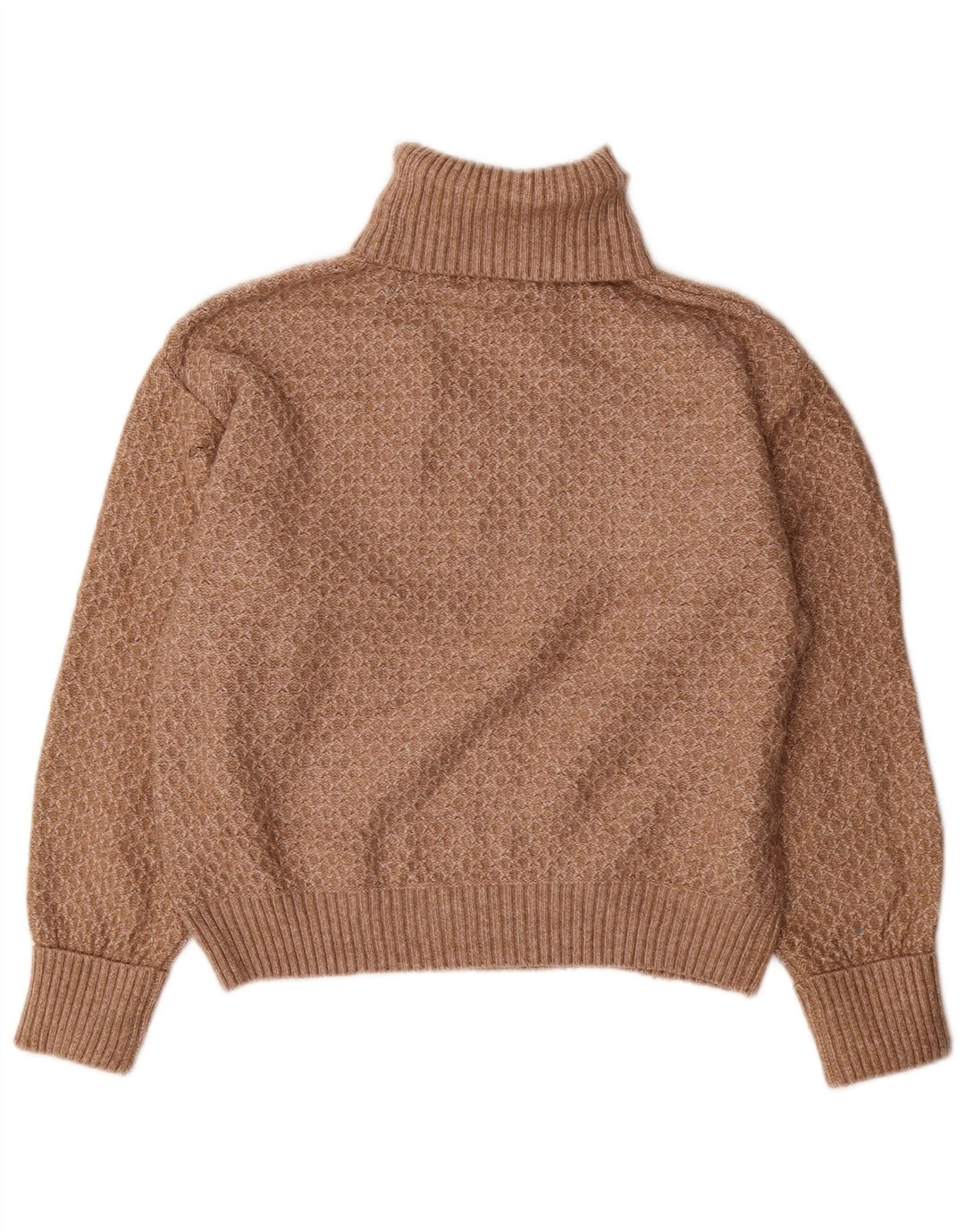 Marks & Spencer Pull col roulé pour femme UK 14 Marron moyen