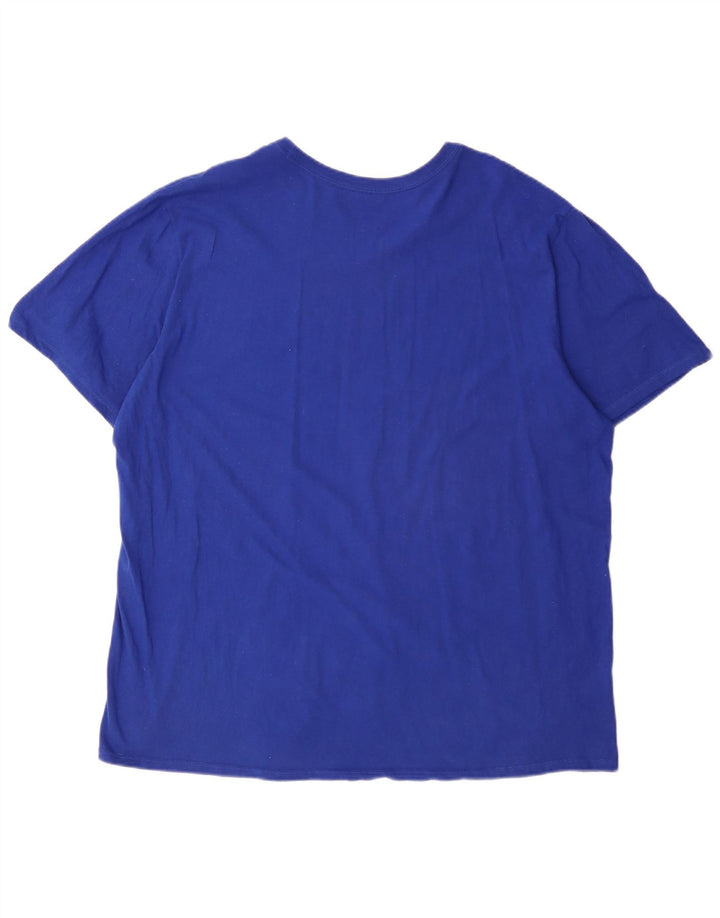 Nike Mens BSBL Graphic T-Shirt Top 2XL Bleu Coton