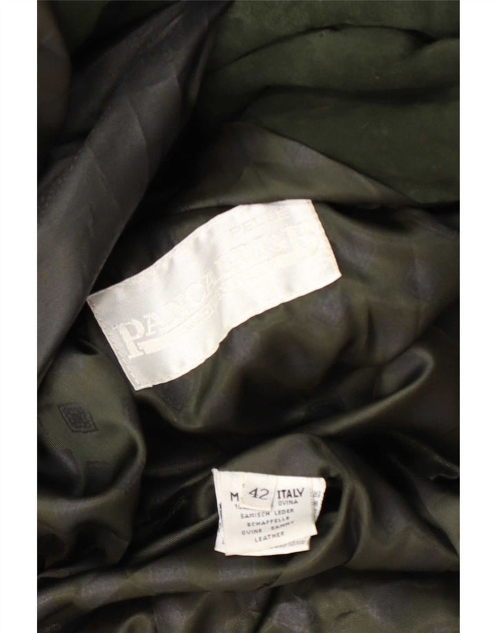 Pancaldi & B Veste en daim à double boutonnage pour femme IT 42 Kaki moyen