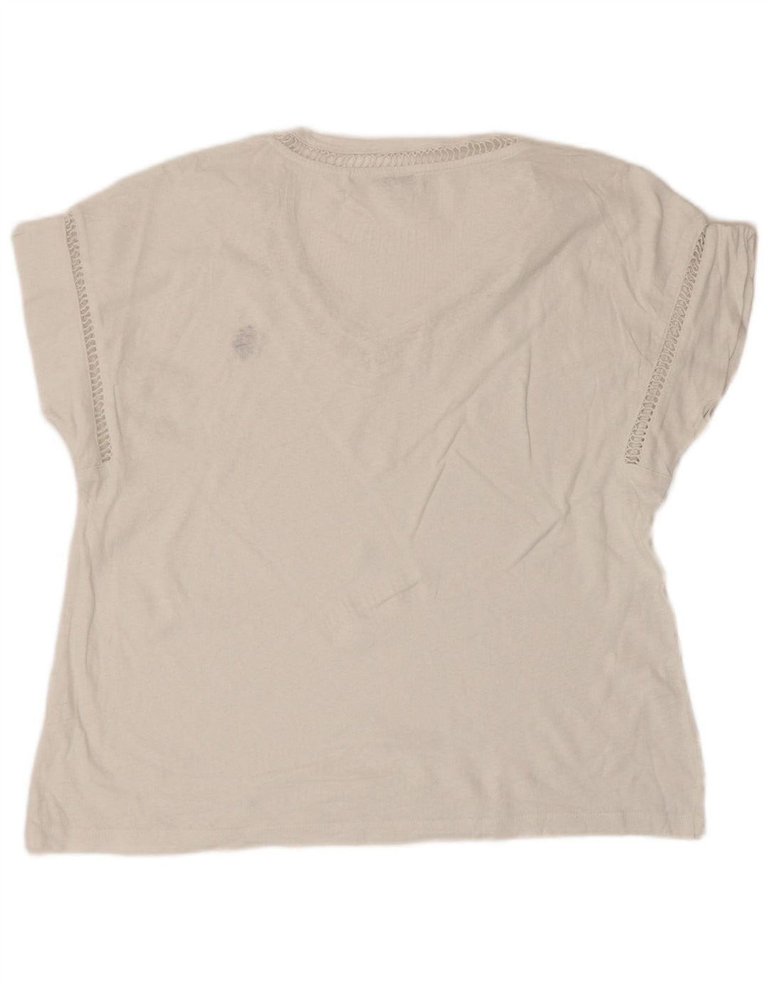 U.S. Polo Assn. T-Shirt Femme Top UK 14 Medium Blanc