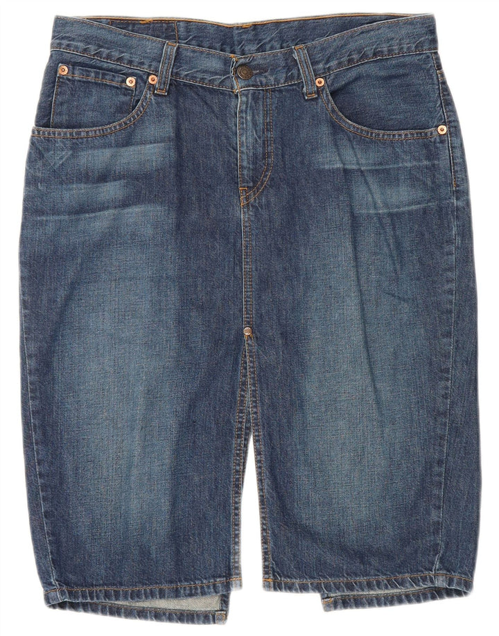 Levi's Jupe en Jean 669 Femme W32 Large Bleu Coton