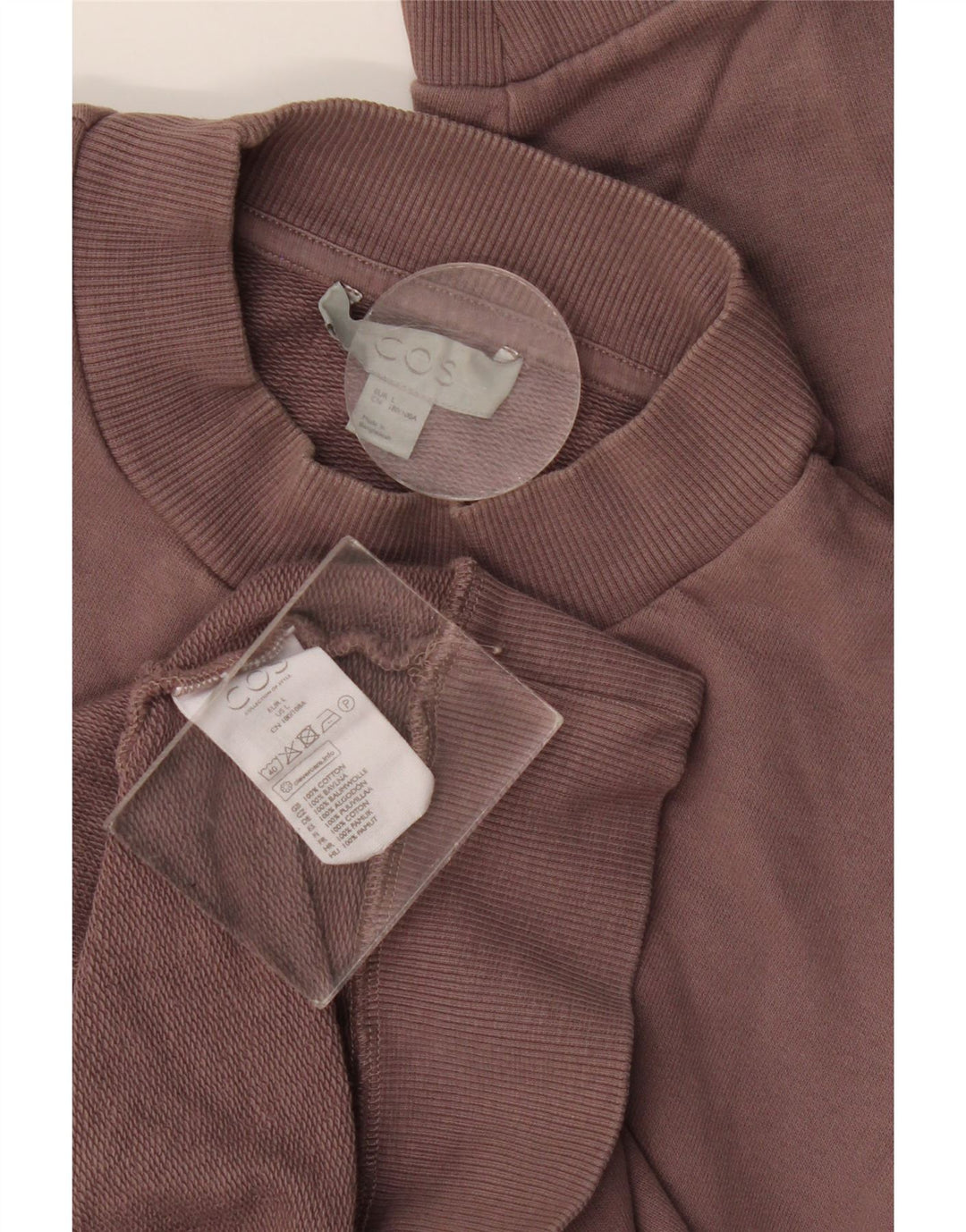 Cos Sweat-shirt pour homme en coton marron Large