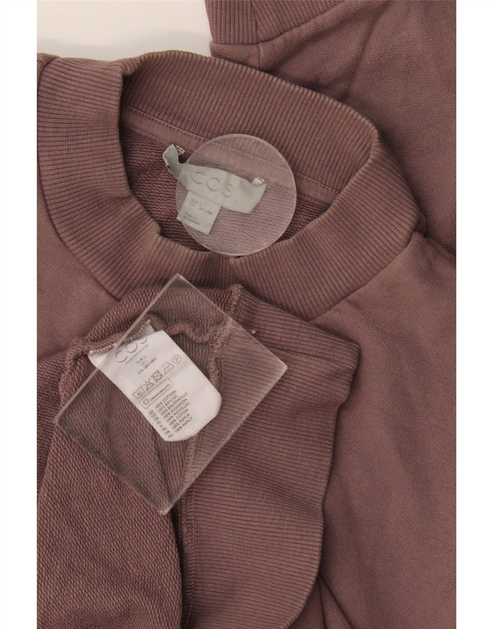 Cos Sweat-shirt pour homme en coton marron Large