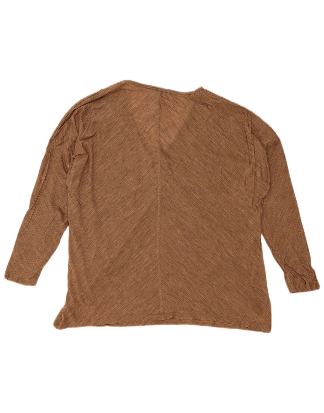 Massimo Dutti Haut surdimensionné à manches longues pour femme UK 10 Petit Beige Moucheté