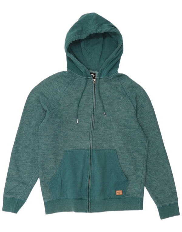 Billabong Pull à capuche zippé pour homme XL en coton vert