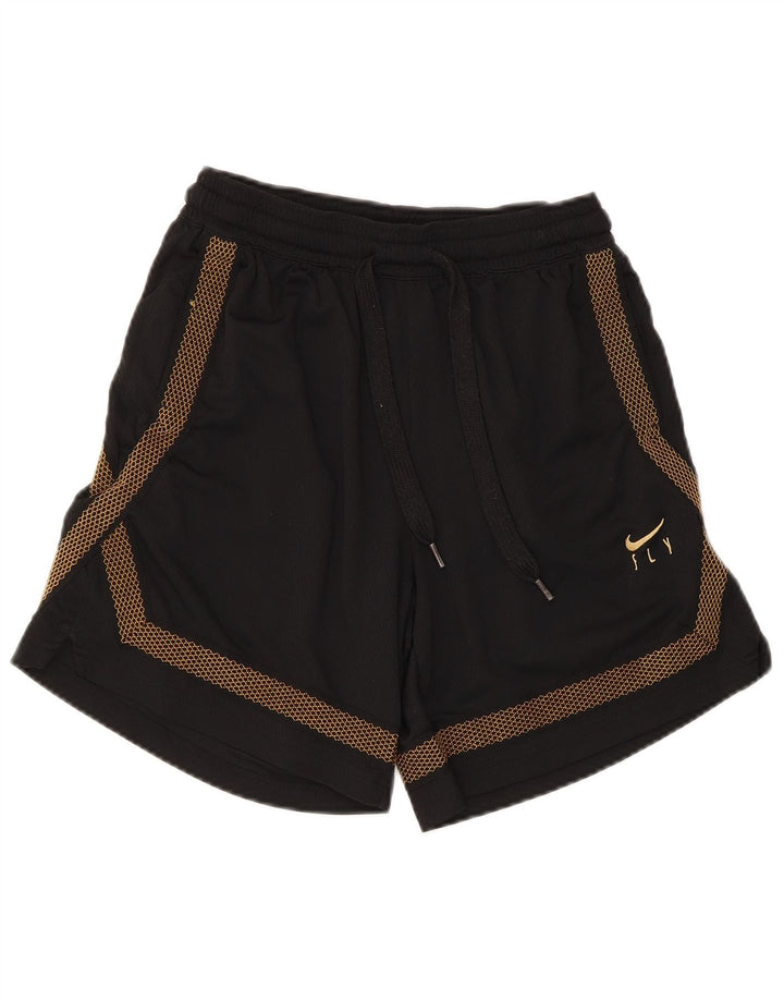 Short de sport Nike Dri Fit pour hommes, petit, noir, géométrique, en polyester