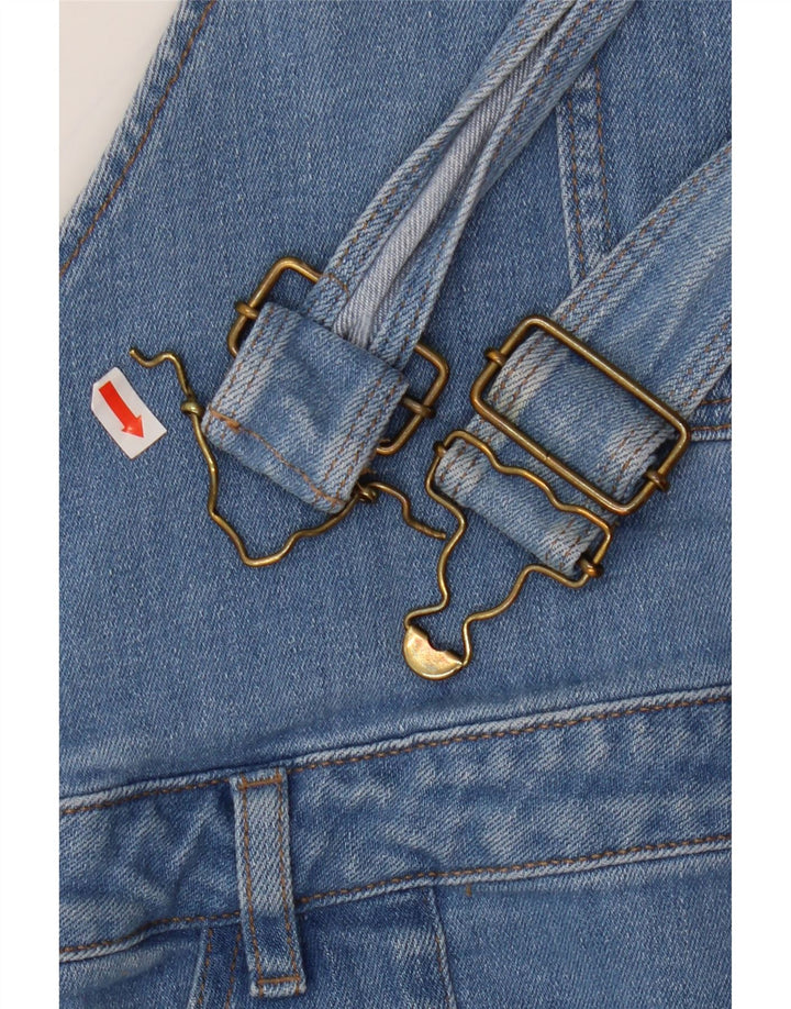 Fat Face Salopette Jeans fuselée pour femme UK 24 4XL W48 L25 Bleu Coton