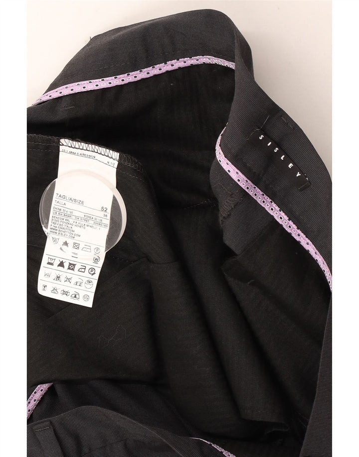 Sisley Costume 2 pièces 2 boutons pour homme IT 52 XL W36 L32 Gris Polyester