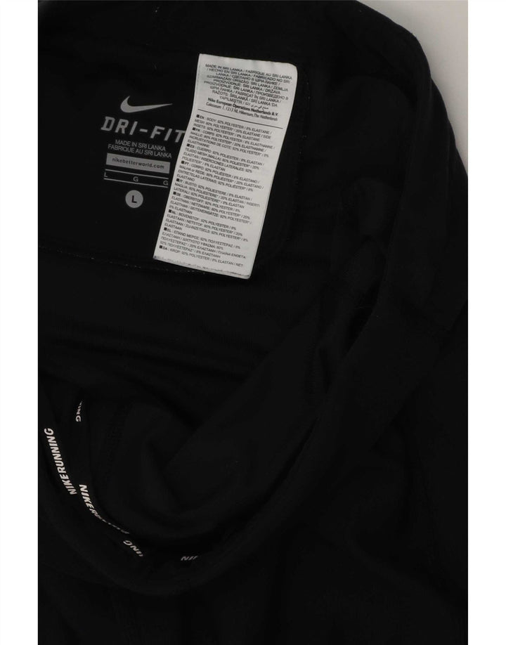 Nike Legging de course pour femme UK 44 Large Noir Polyester