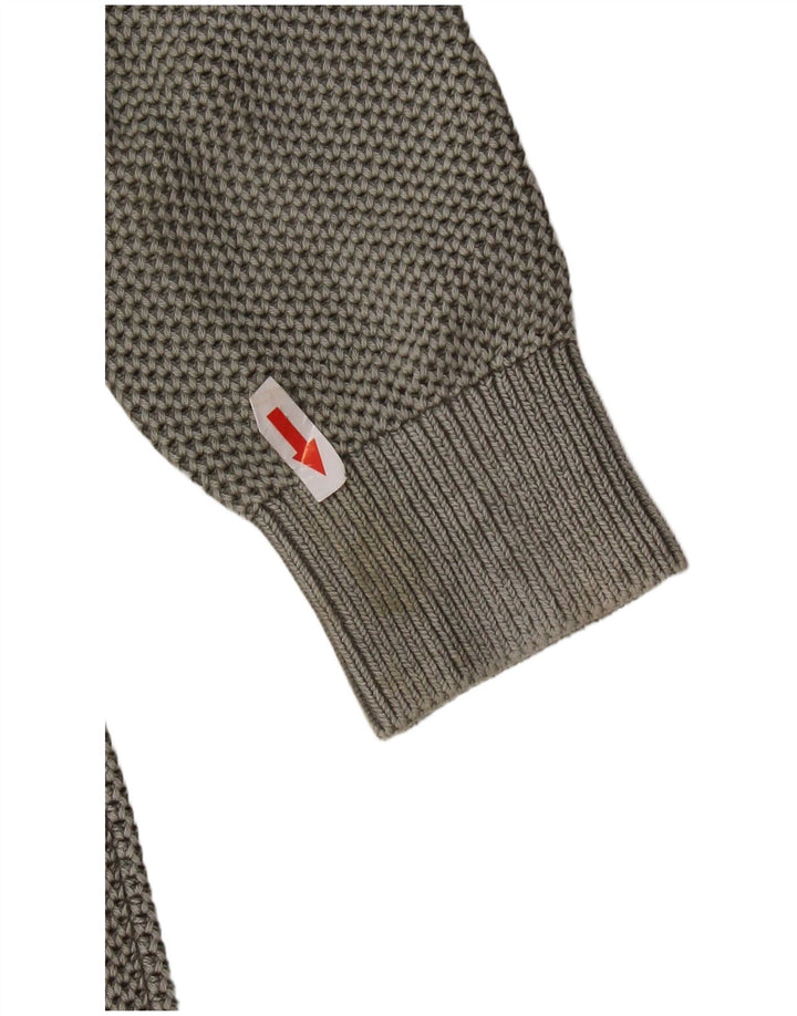 Superdry Pull à col rond en coton vert petit homme