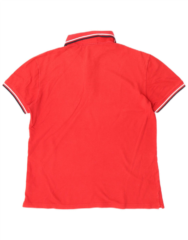 Fred Perry Polo Léger et Stretch Homme Rouge Moyen Coton