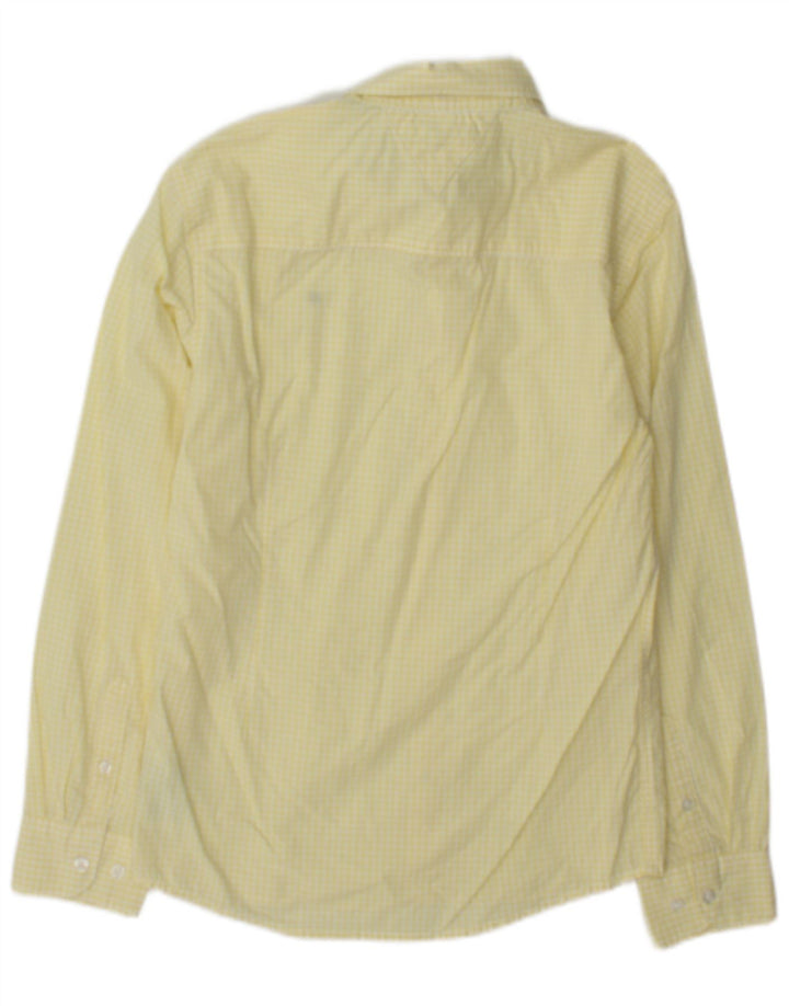 Tommy Hilfiger Chemise Garçon 14-15 ans Jaune Vichy Coton
