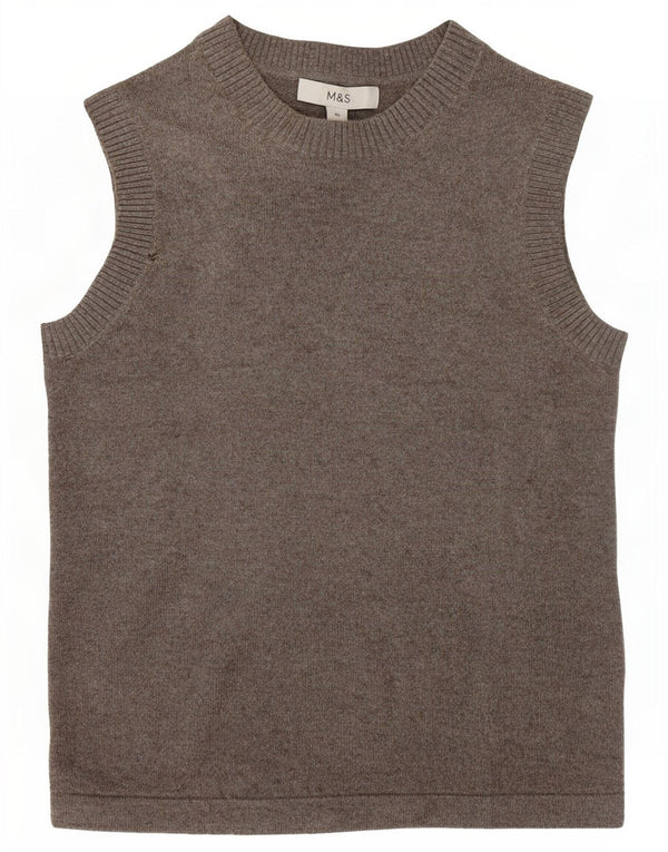Marks & Spencer Débardeur Femme UK 6 XS Gris Polyester