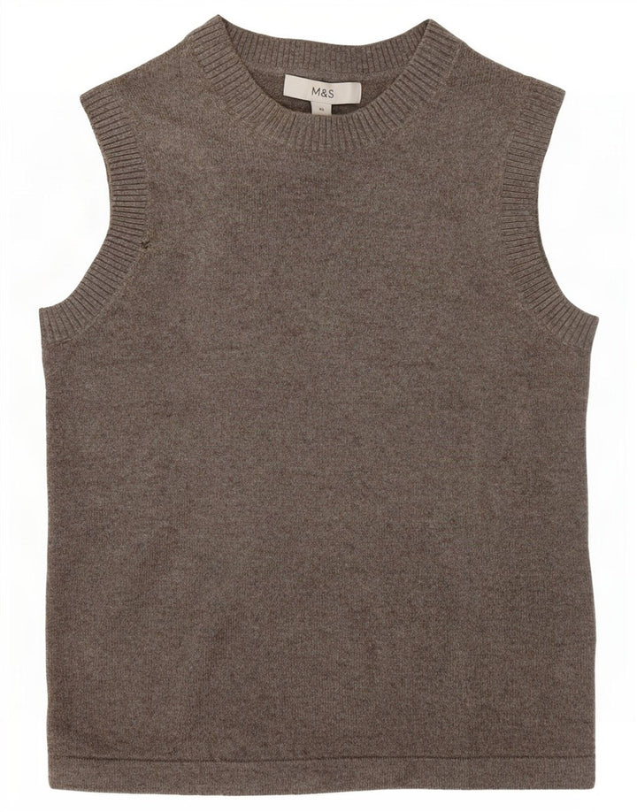 Marks & Spencer Débardeur Femme UK 6 XS Gris Polyester